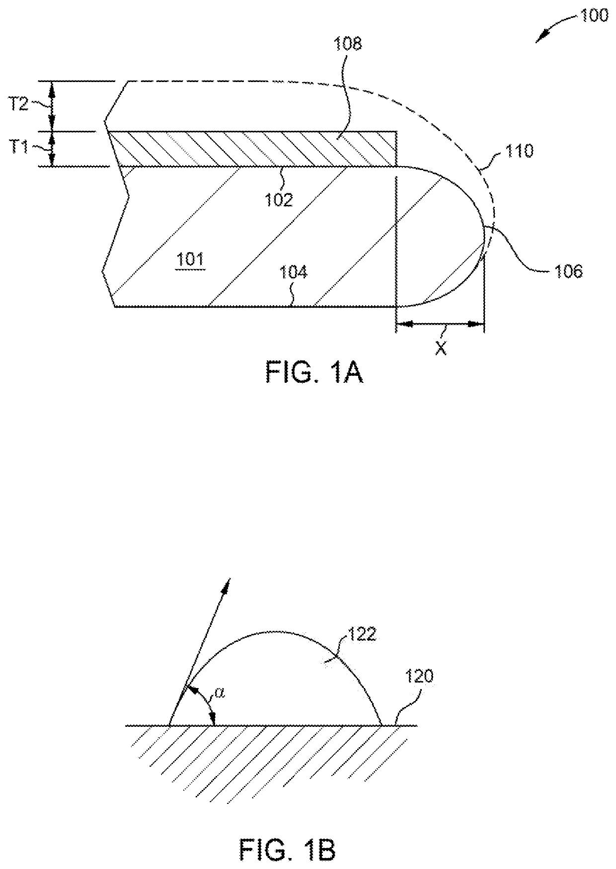 Bevel peeling and defectivity solution for substrate processing