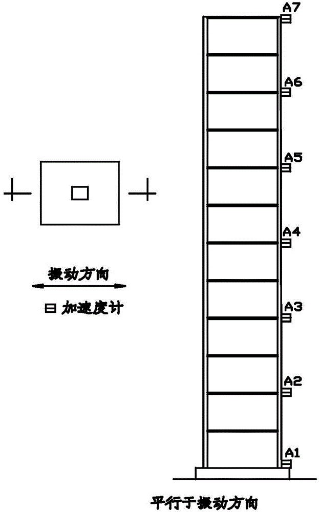 Building damage evaluation method based on simplified cantilever beam