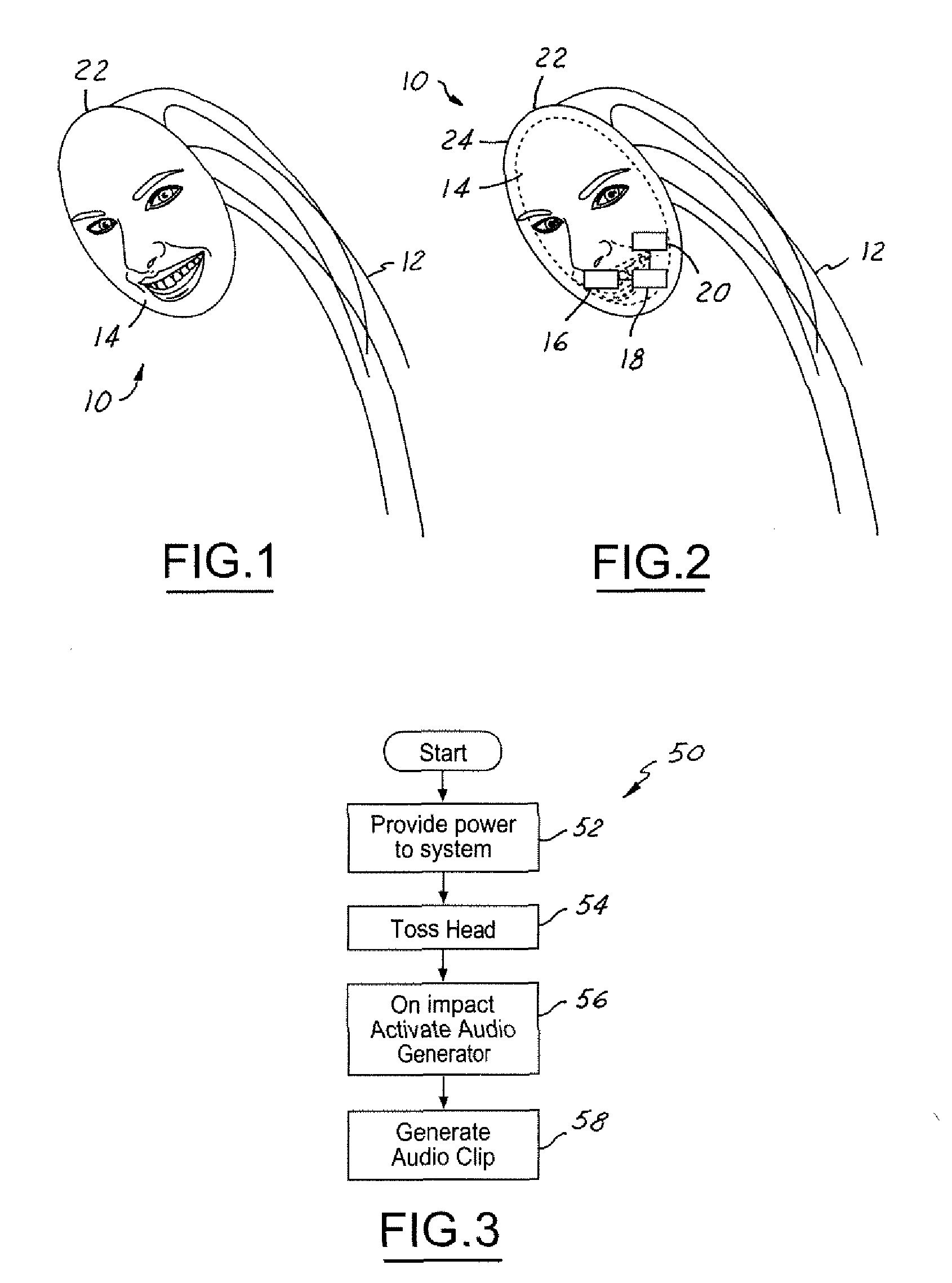 Tossable head