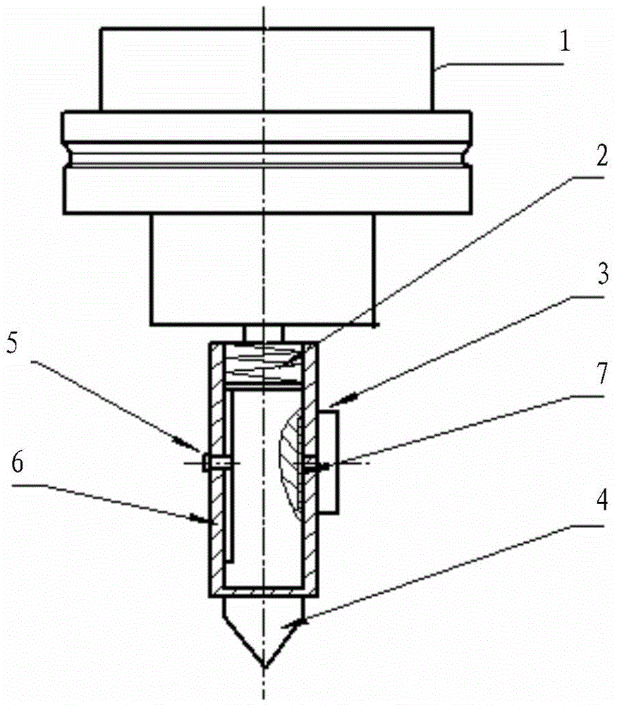 Device for fast marking and display, numerical control machine tool and fast marking method