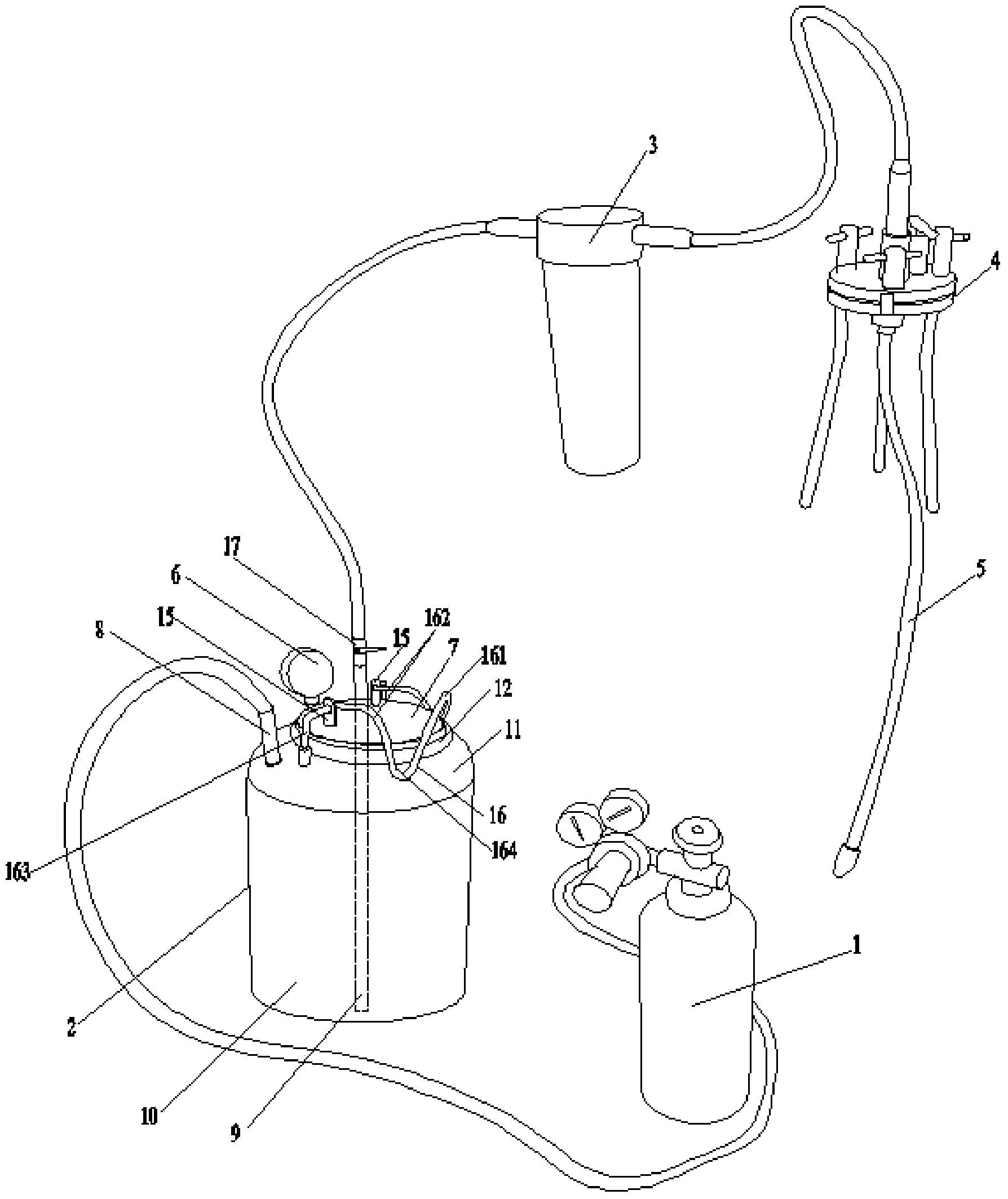 Device for separating and extracting virus in water and method for extracting sapovirus in water