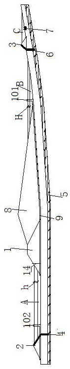 A zero-discharge tailings pool system and implementation method