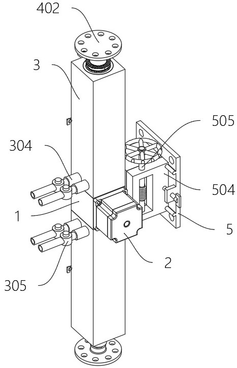 Telescopic rotary hydraulic cylinder for realizing rotary action