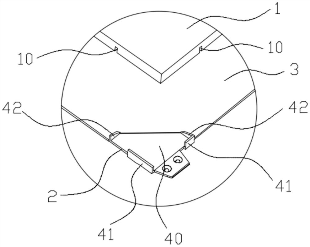 Floor splicing and fixing structure and mounting method thereof