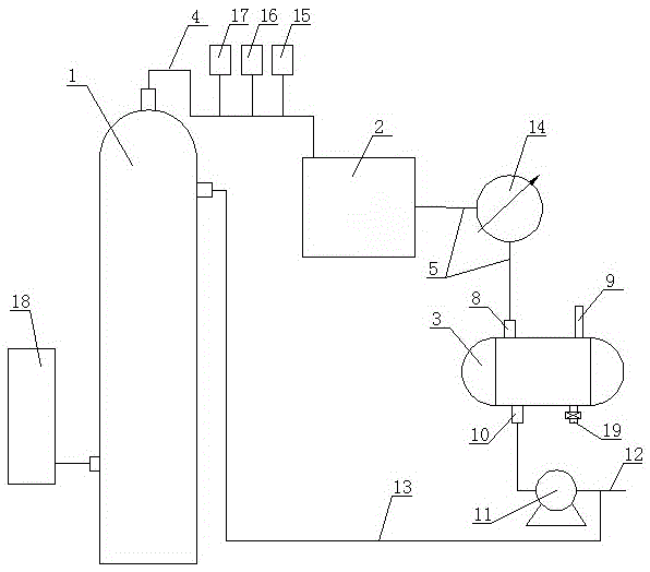 Dehydration anti-corrosion device for constant top equipment