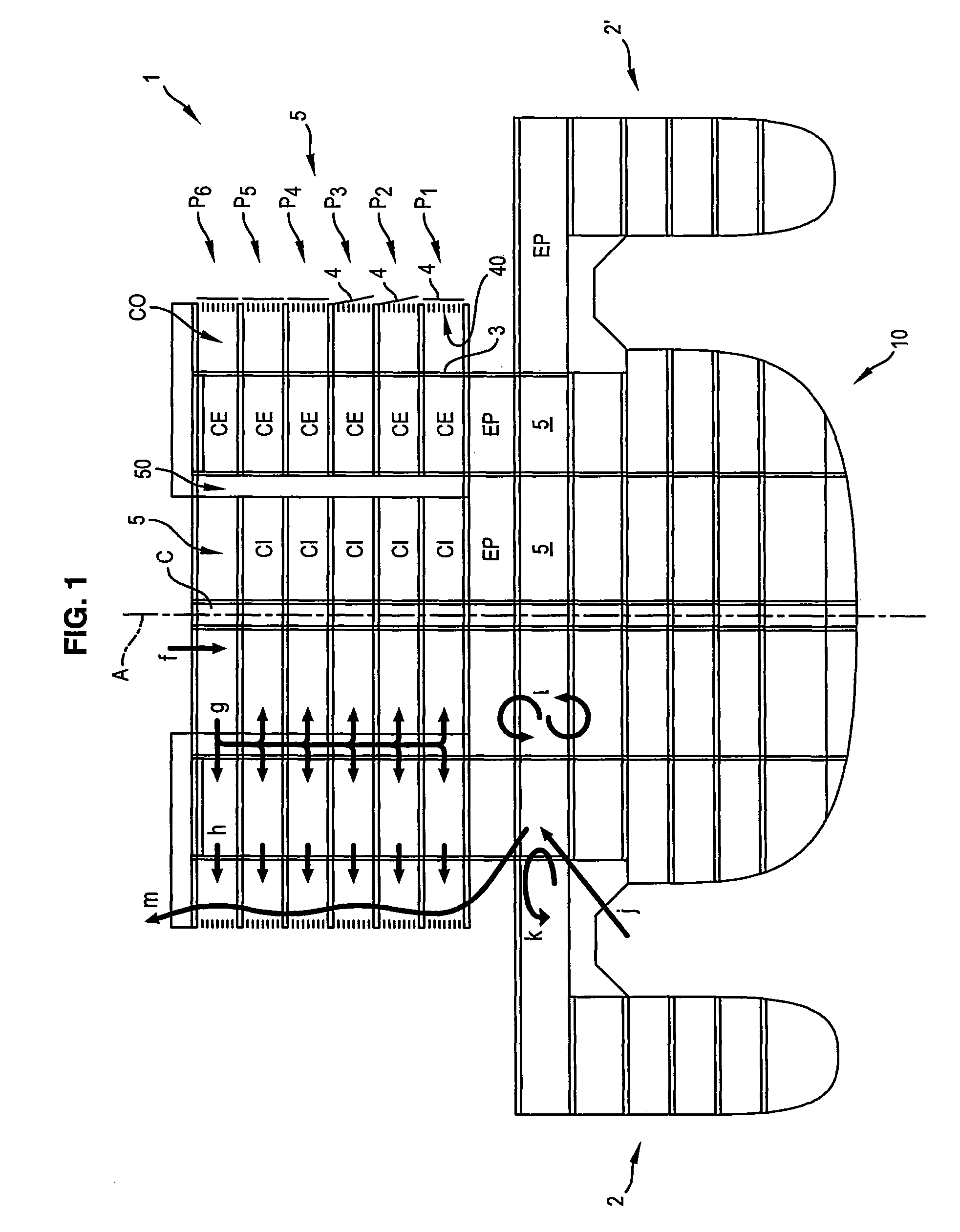 Passenger ship with outer passageways provided with ventilation means