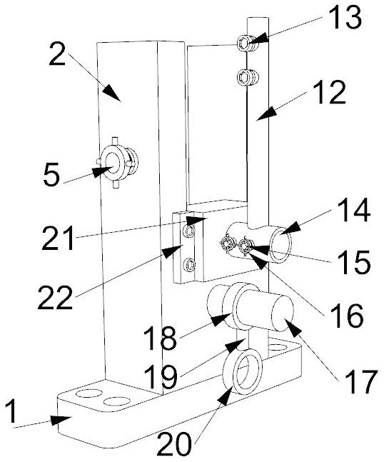 Jointed rock mass dynamic load test device