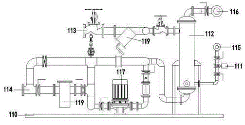 Tube-shell type heat exchange unit