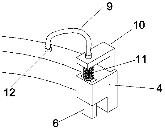 A special tool for installing a pole number identification plate