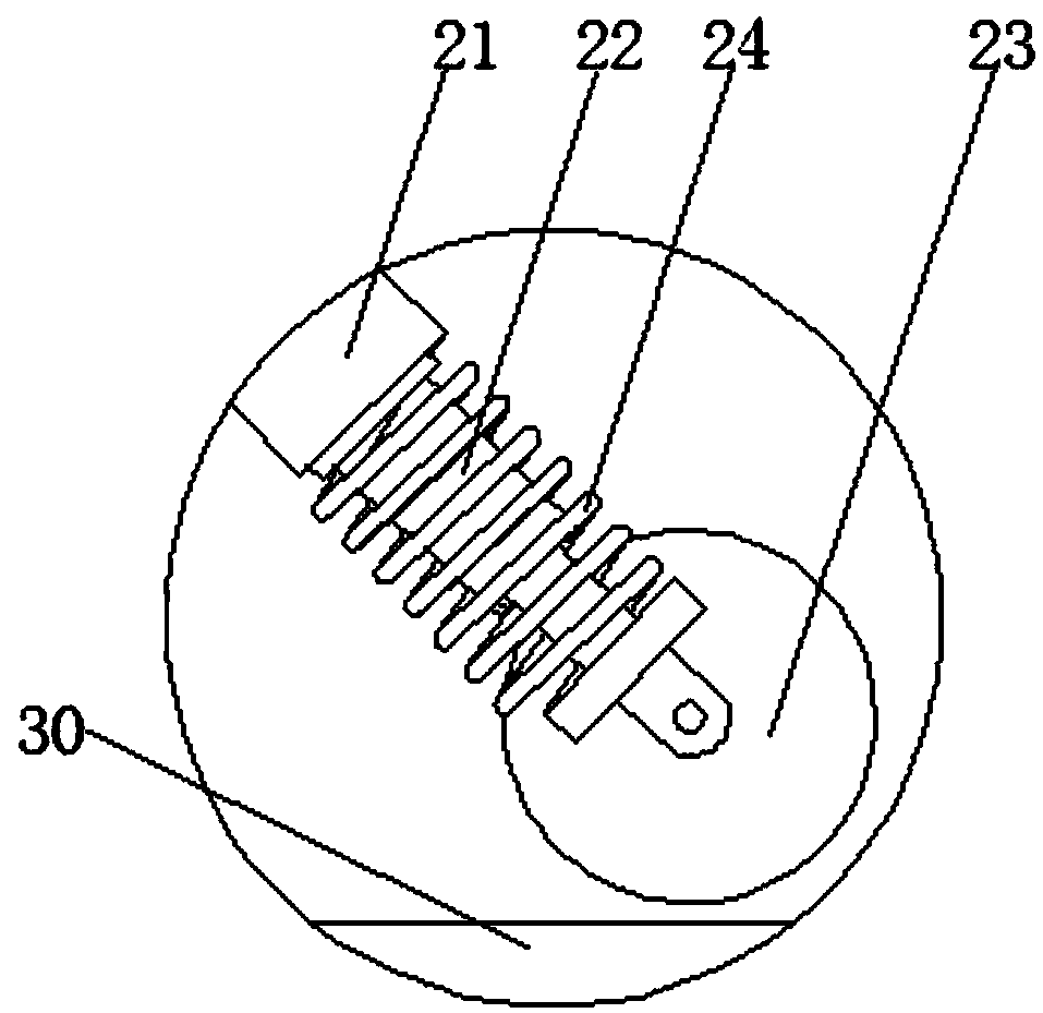 Carton crimping device for logistics packaging