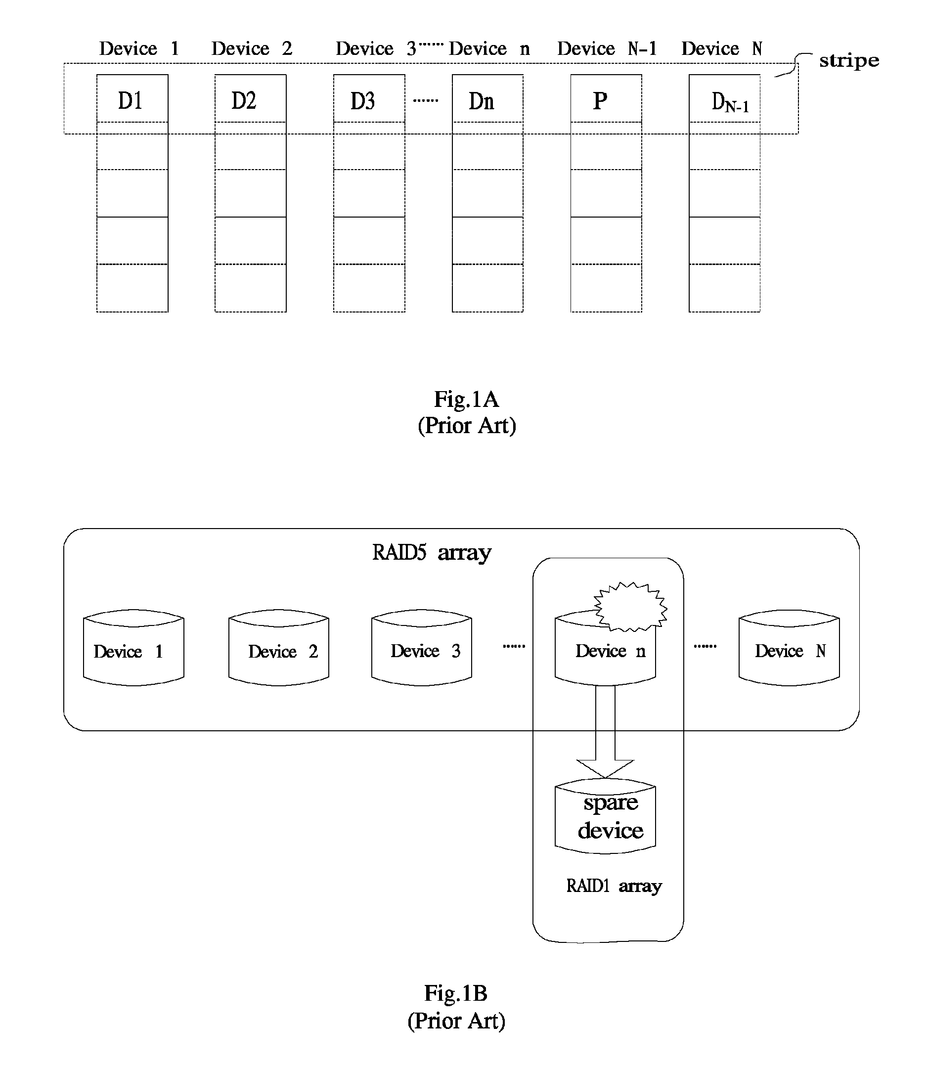 Rebuilding a storage array