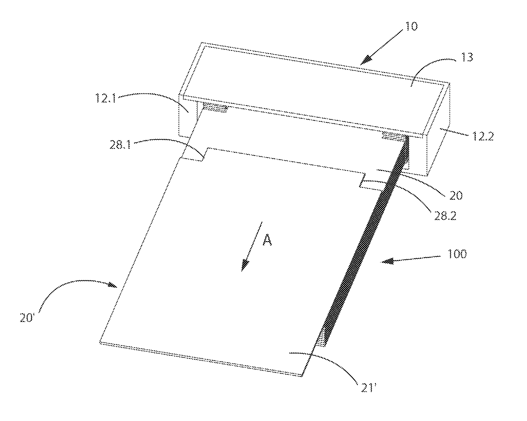 Dispenser for wafer pockets containing wafers and wafer pocket assembly