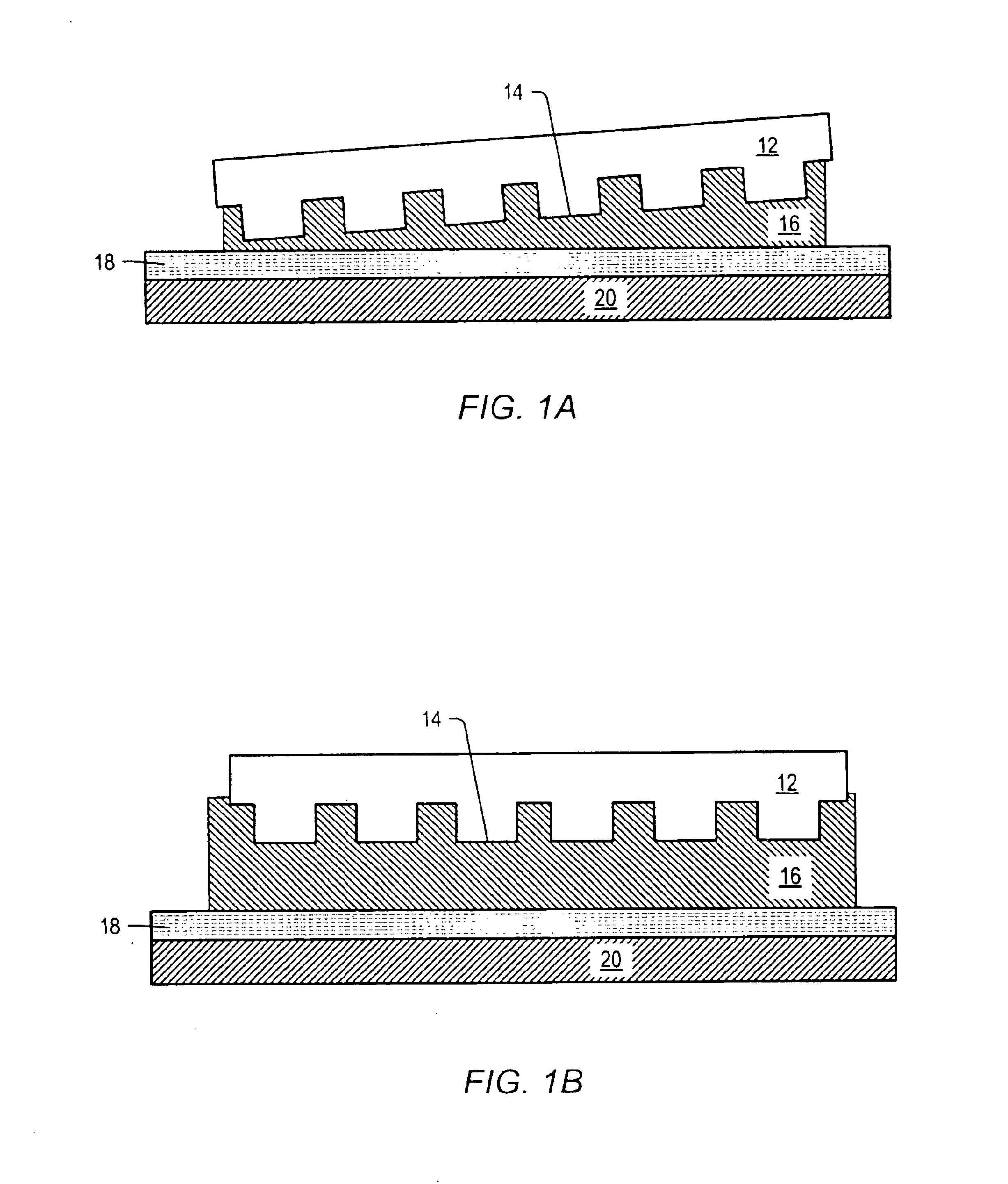 Dual wavelength method of determining a relative position of a substrate and a template