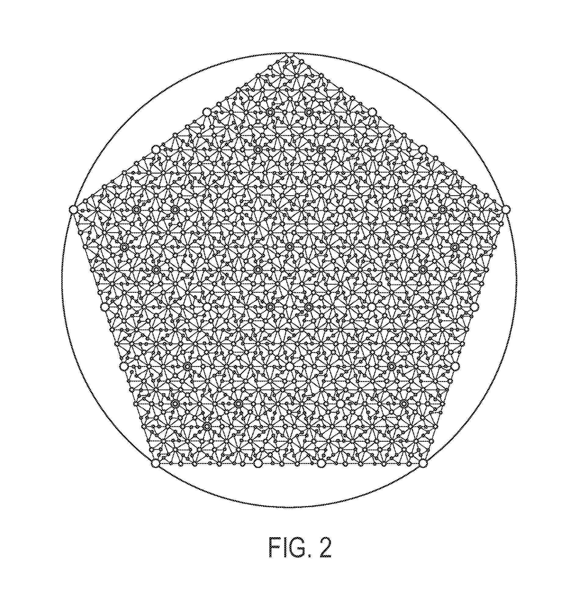 Method and system for image correction using a quasiperiodic grid