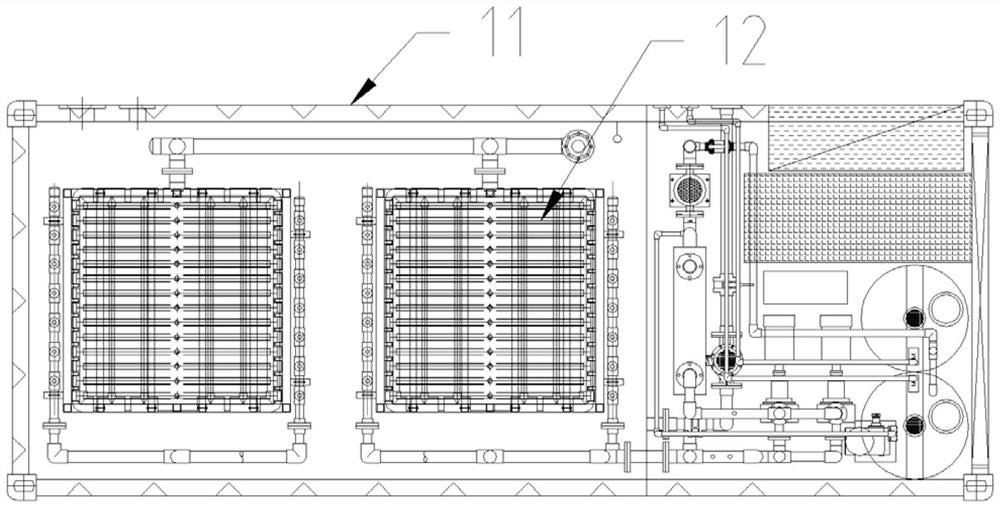 Electroplating wastewater whole membrane method process and device