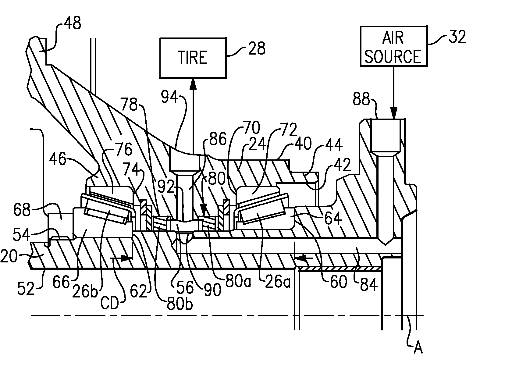 Spindle for controlling wheel end endplay and preload