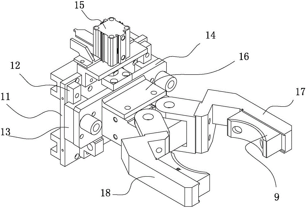 Shell welding production device