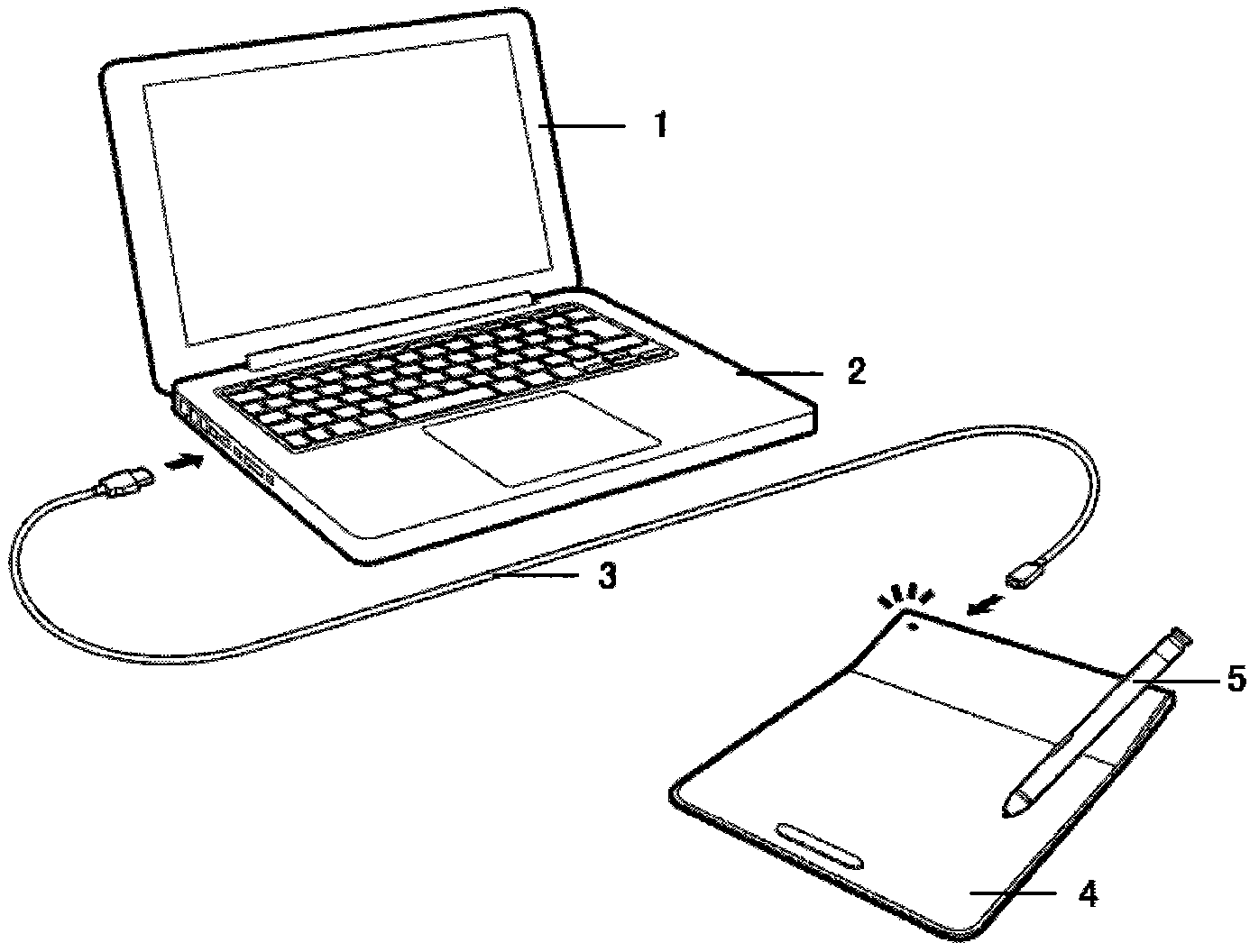 Method for computer-aided drawing jacquard pattern handwriting mud