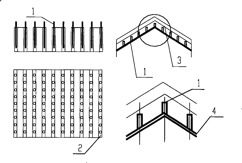 Combination method for atomization unit in large-scale salt spray environmental test system