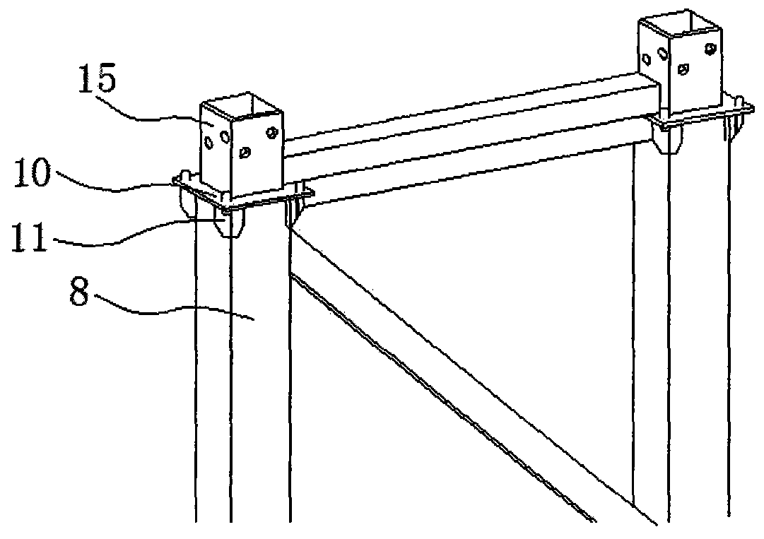 Assembled-type beam-column joint connecting structure