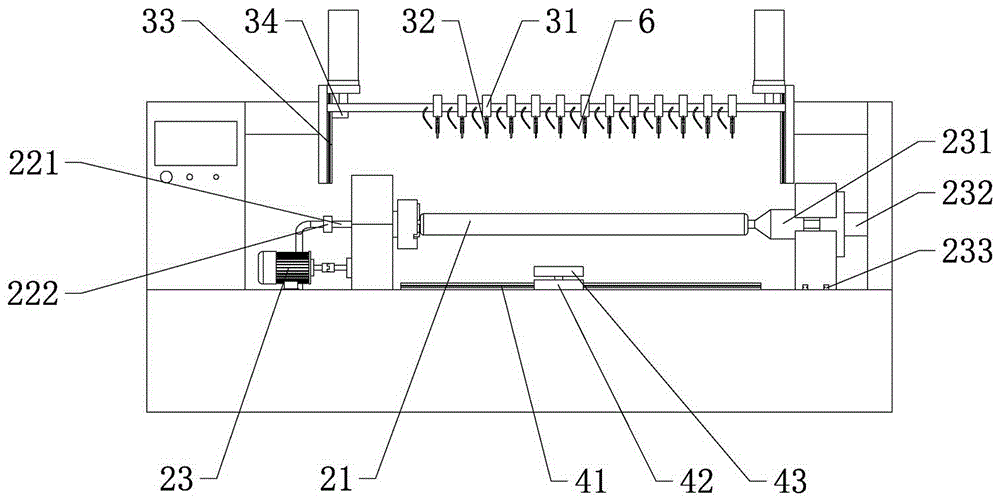 Mat splitting machine