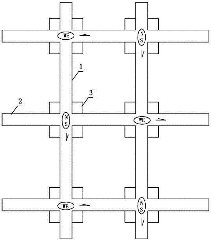 Three-dimensional transportation system for urban rail public transport