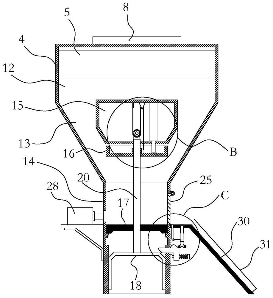 Scrap collecting device for machining and using method thereof