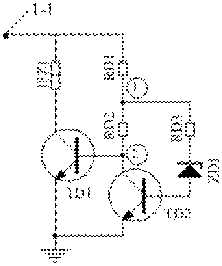 Method for realizing serial connection work of direct current shunt tripping device and direct current middle relay