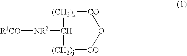 Composition containing acyl group