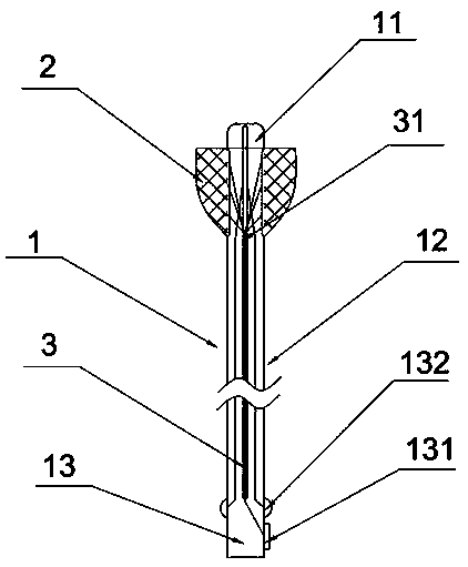 Accurate-positioning aortic valve passing device