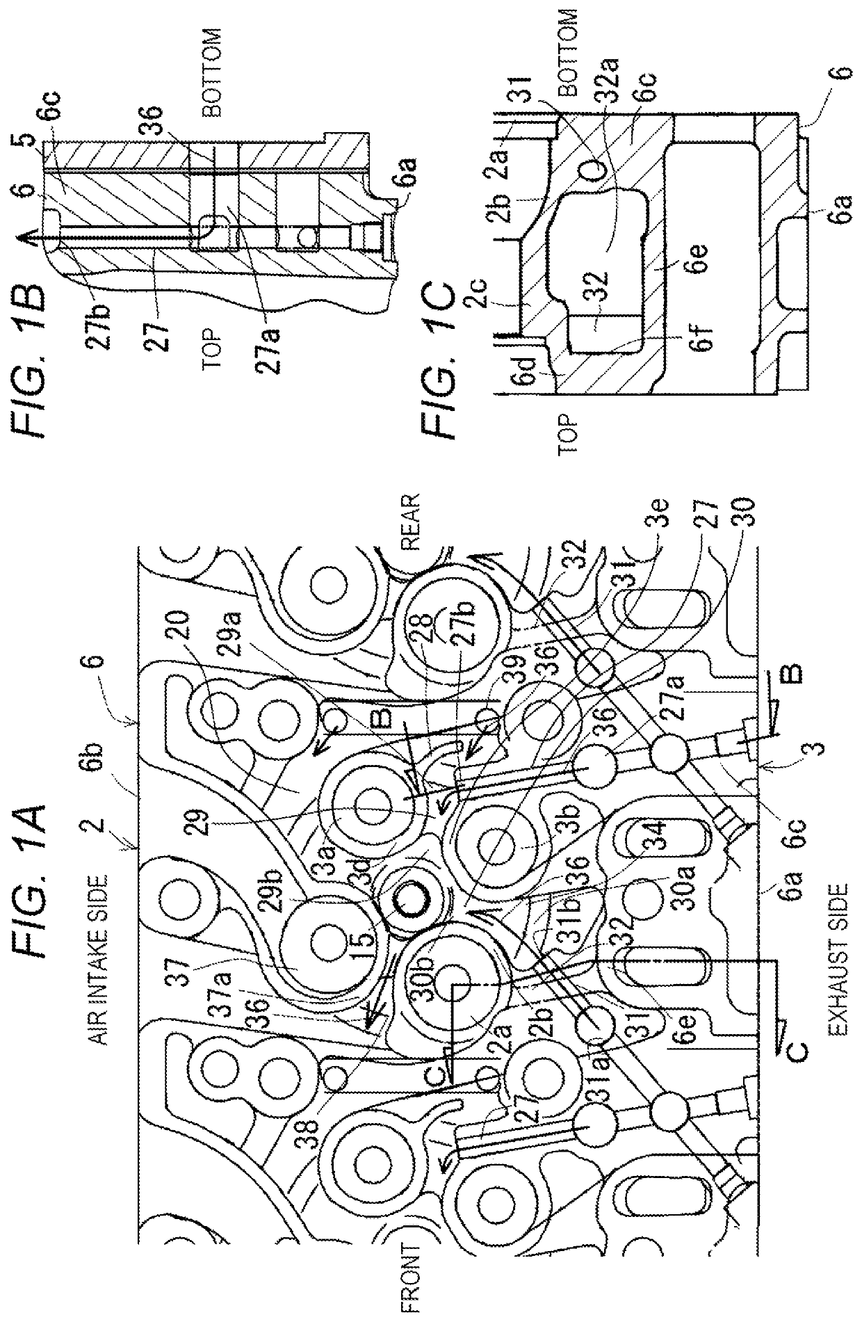 Water cooled engine