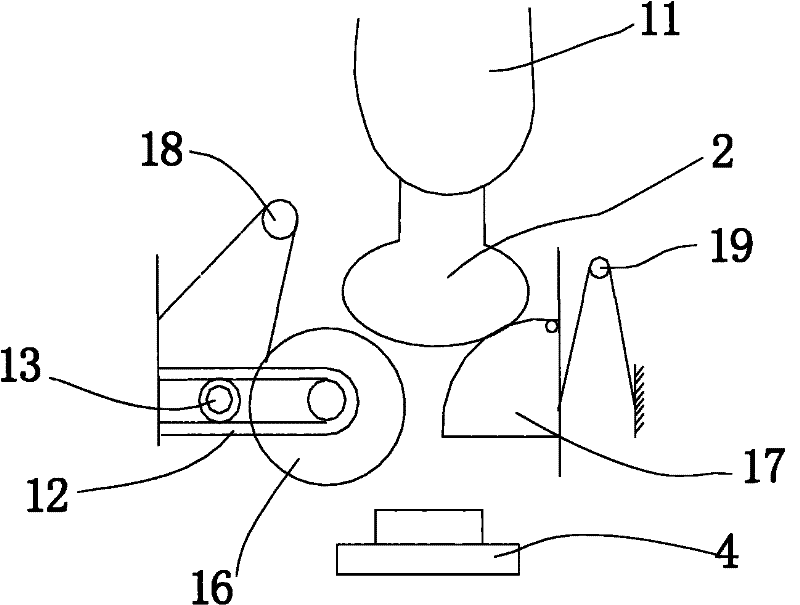 Self-locking type anti-falling glove system