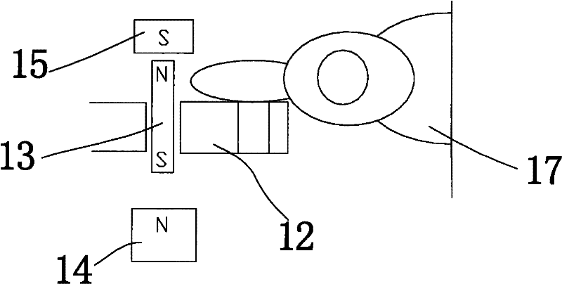 Self-locking type anti-falling glove system