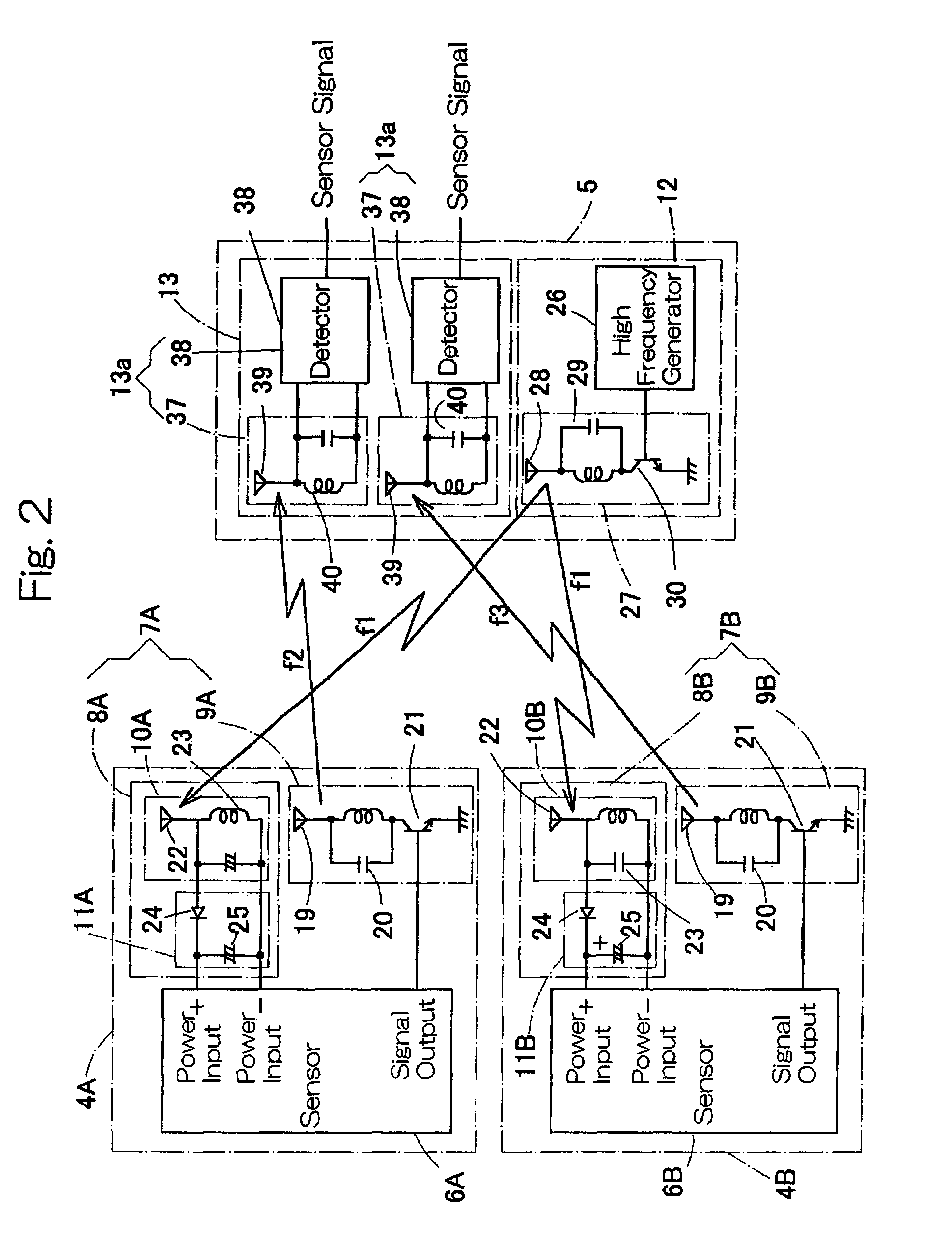 Wireless sensor system and bearing assembly equipped with the same
