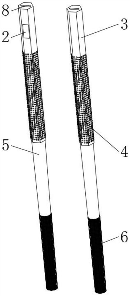 Disinfection chopsticks with counting function