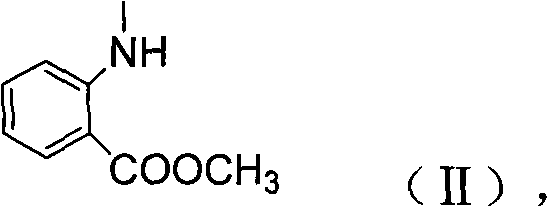 N-methyl-N-o-benzoyl aminobenzene formamide compounds as well as preparation and application thereof
