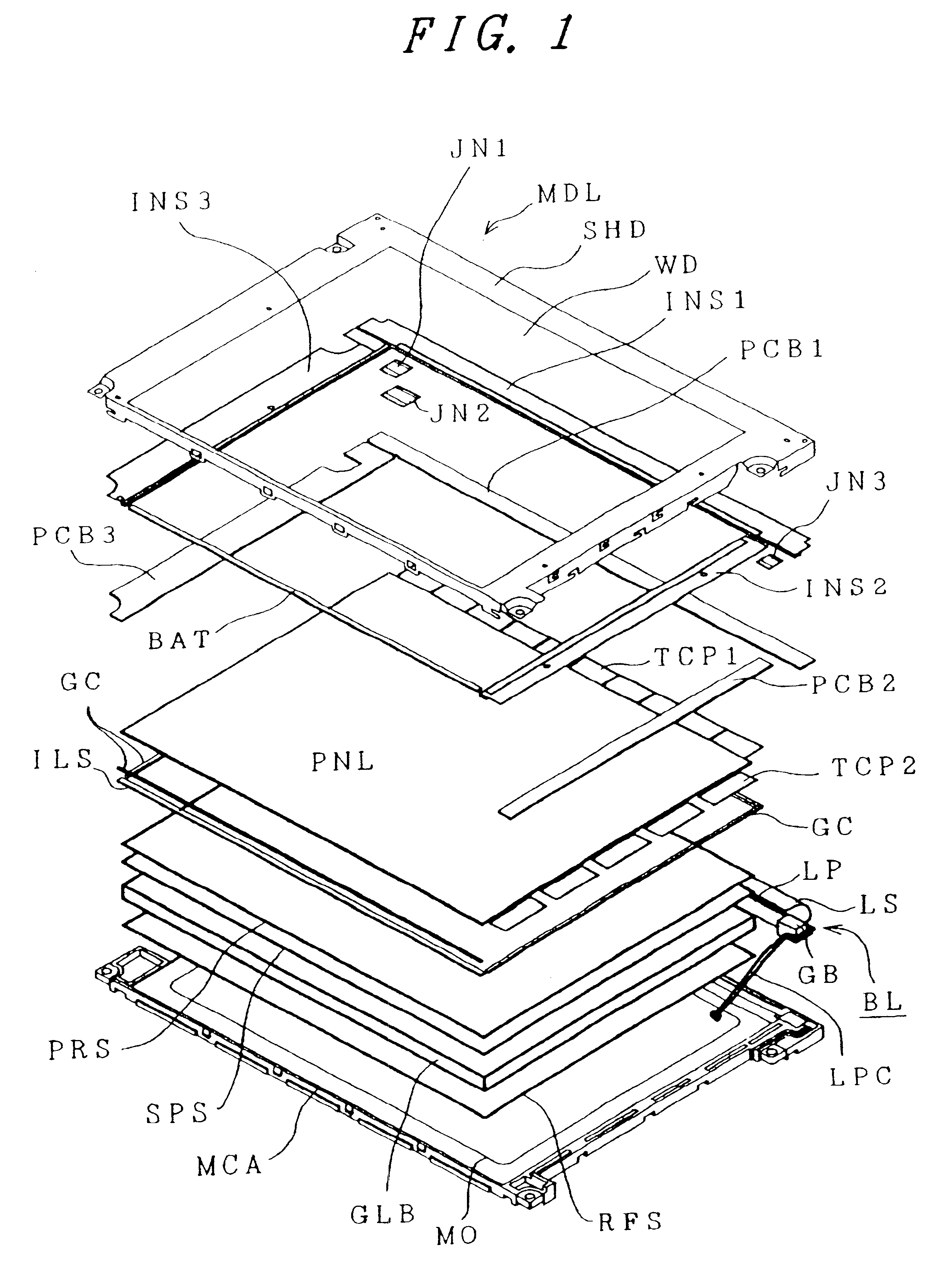 Liquid crystal display with casing structure