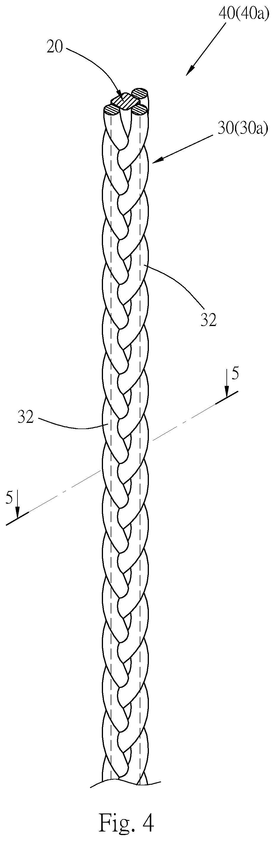 Elastic thread with limited elasticity and textile with such elastic thread