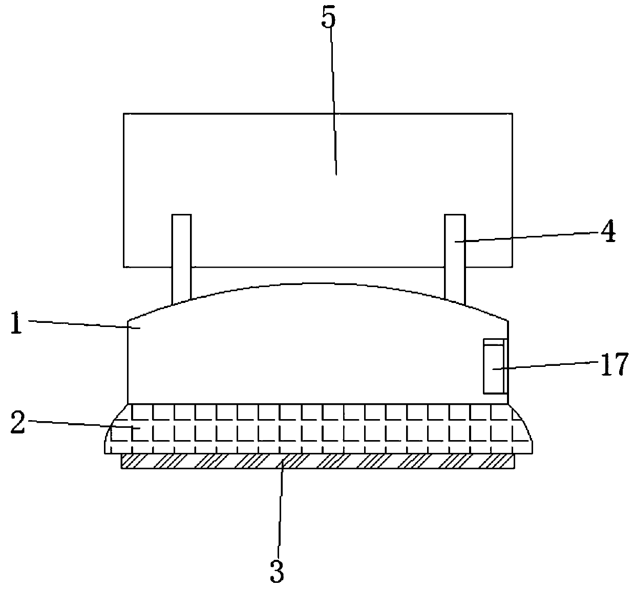 Desktop type wireless AP device and assembling method thereof