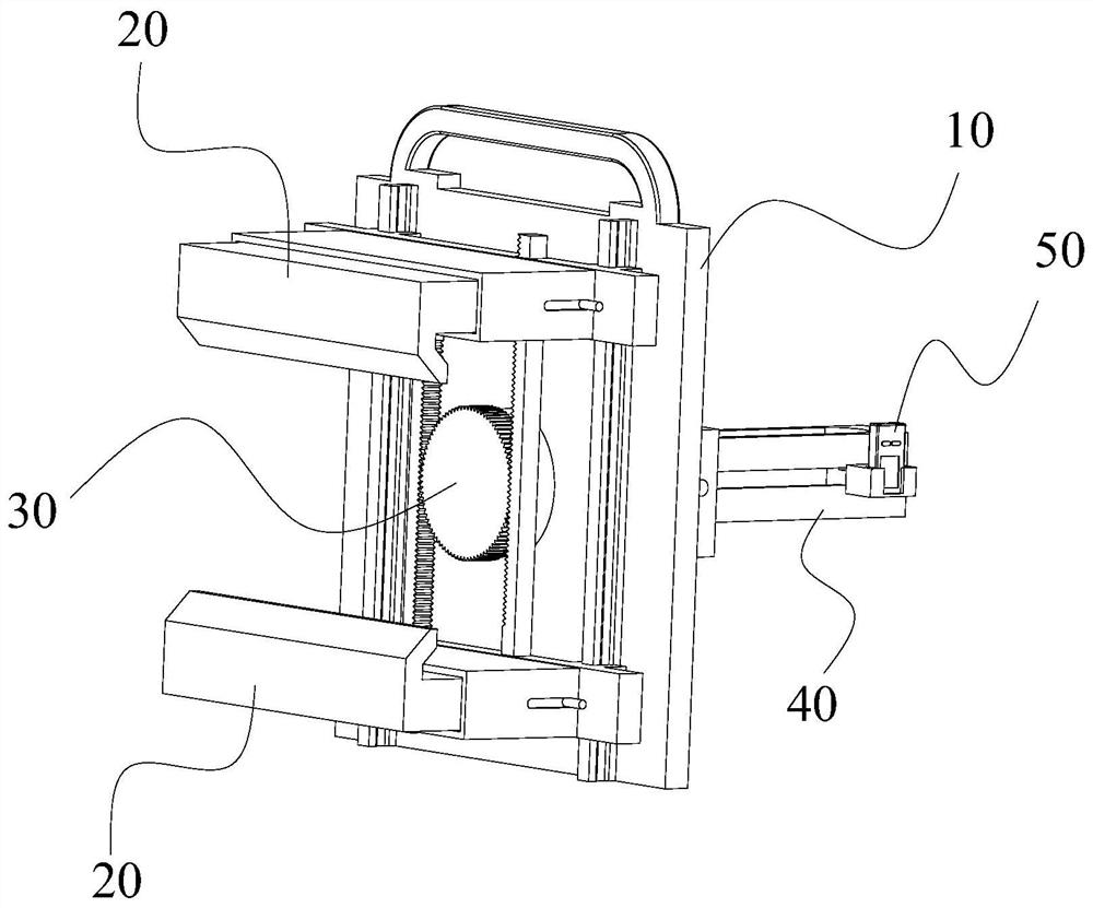 Device and method for detecting center height of corrugated beam steel guardrail crossbeam