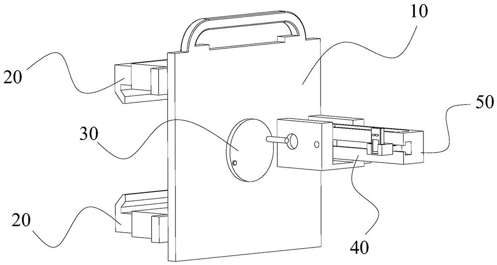 Device and method for detecting center height of corrugated beam steel guardrail crossbeam