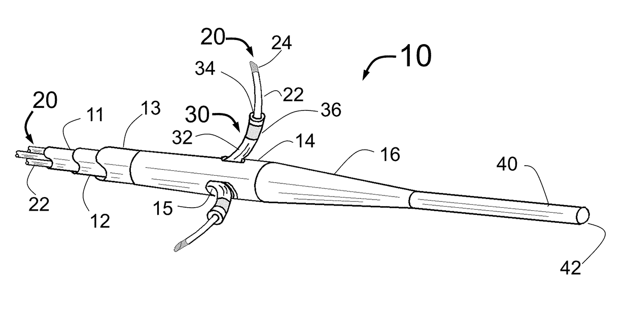 Apparatus for effective ablation and nerve sensing associated with denervation