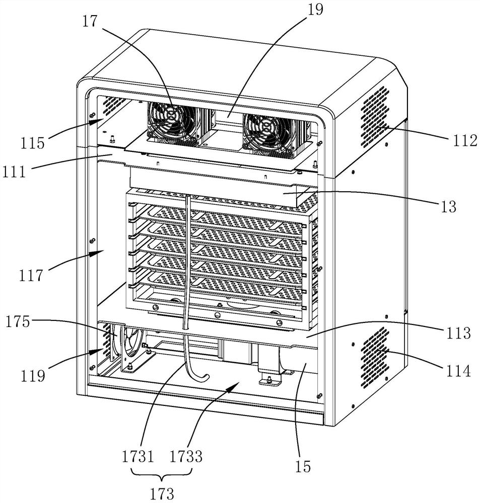 Platelet constant-temperature oscillation box