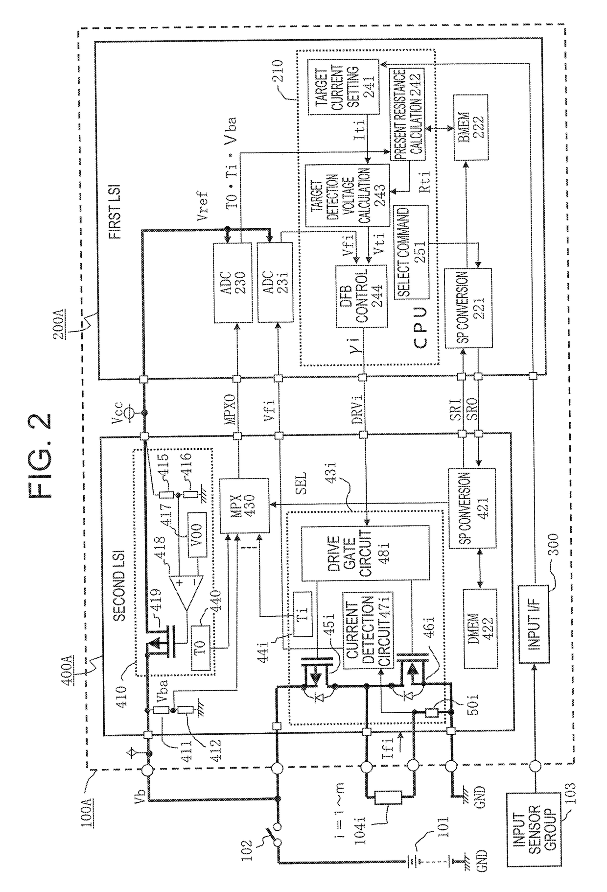 Power supply control device and control characteristic correction data generation method for power supply control device