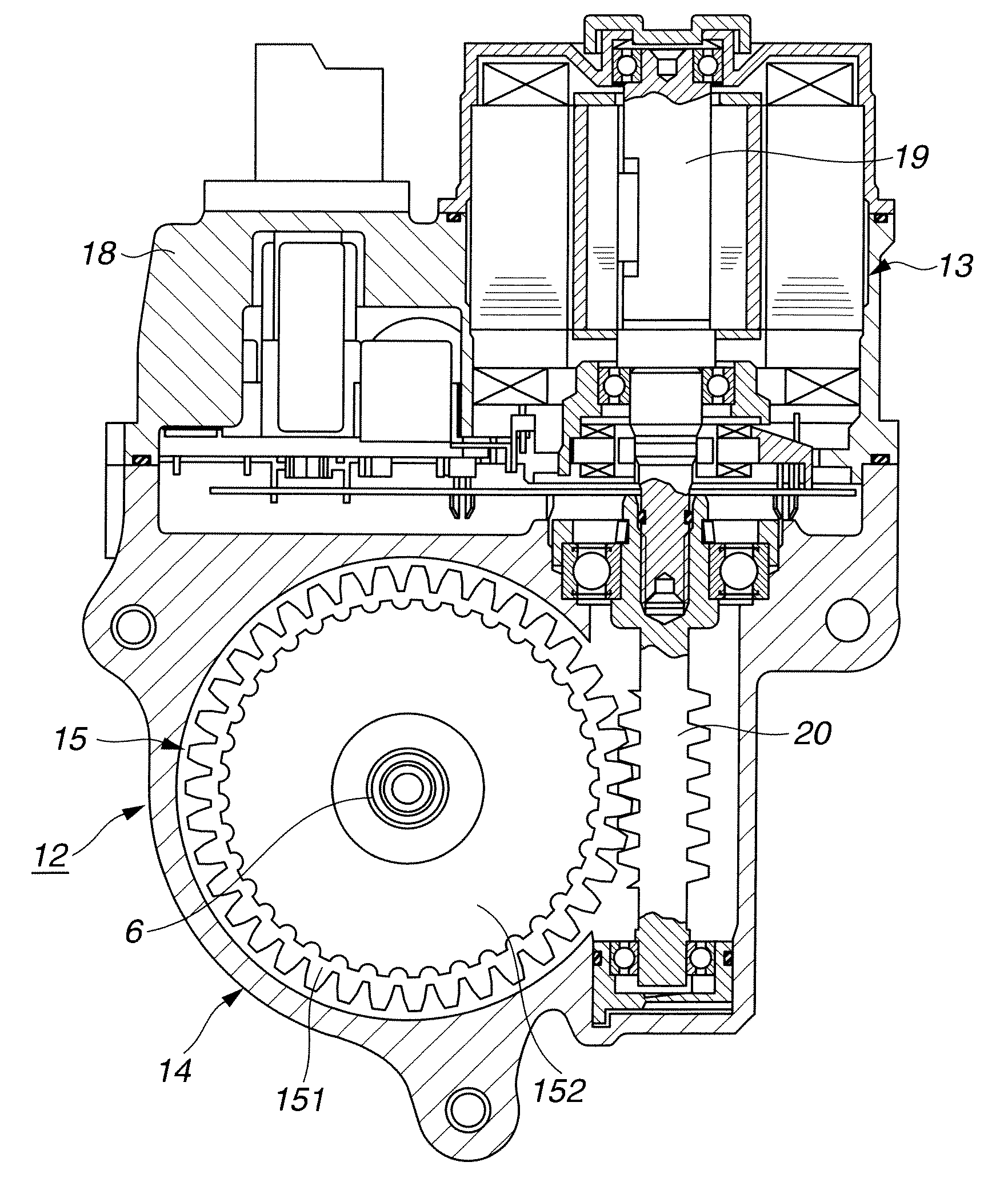 Worm gear and electric power steering apparatus