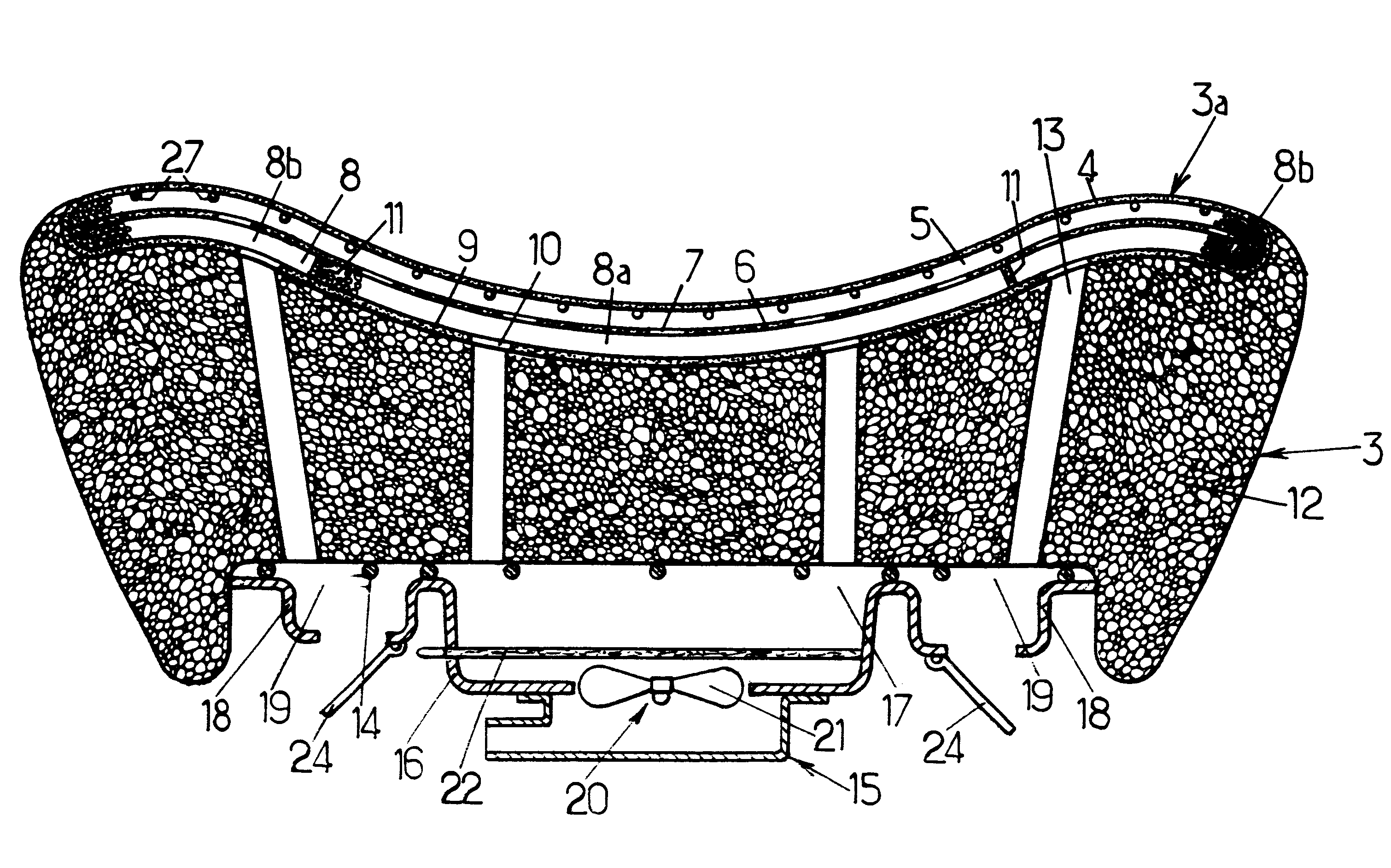 Method and system of regulating heat in a vehicle seat