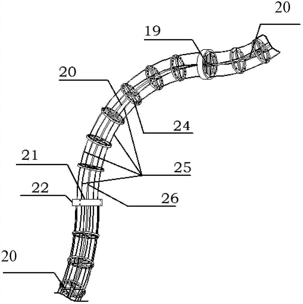 Plane fuel tank inspecting robot based on connector structure and control method thereof