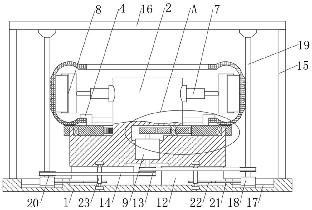 Tire grinding machine capable of improving grinding efficiency