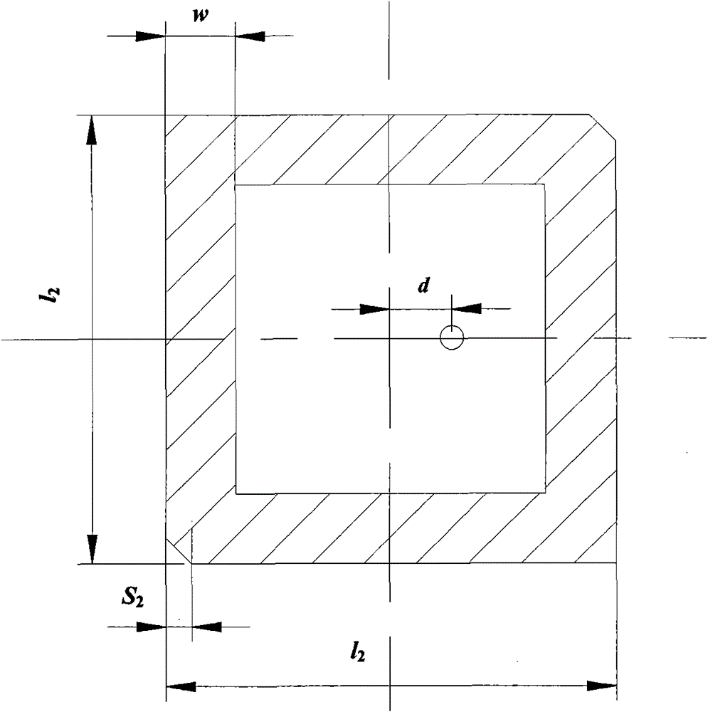 Miniaturized single feed point dual-frequency and dual-polarization microstrip antenna