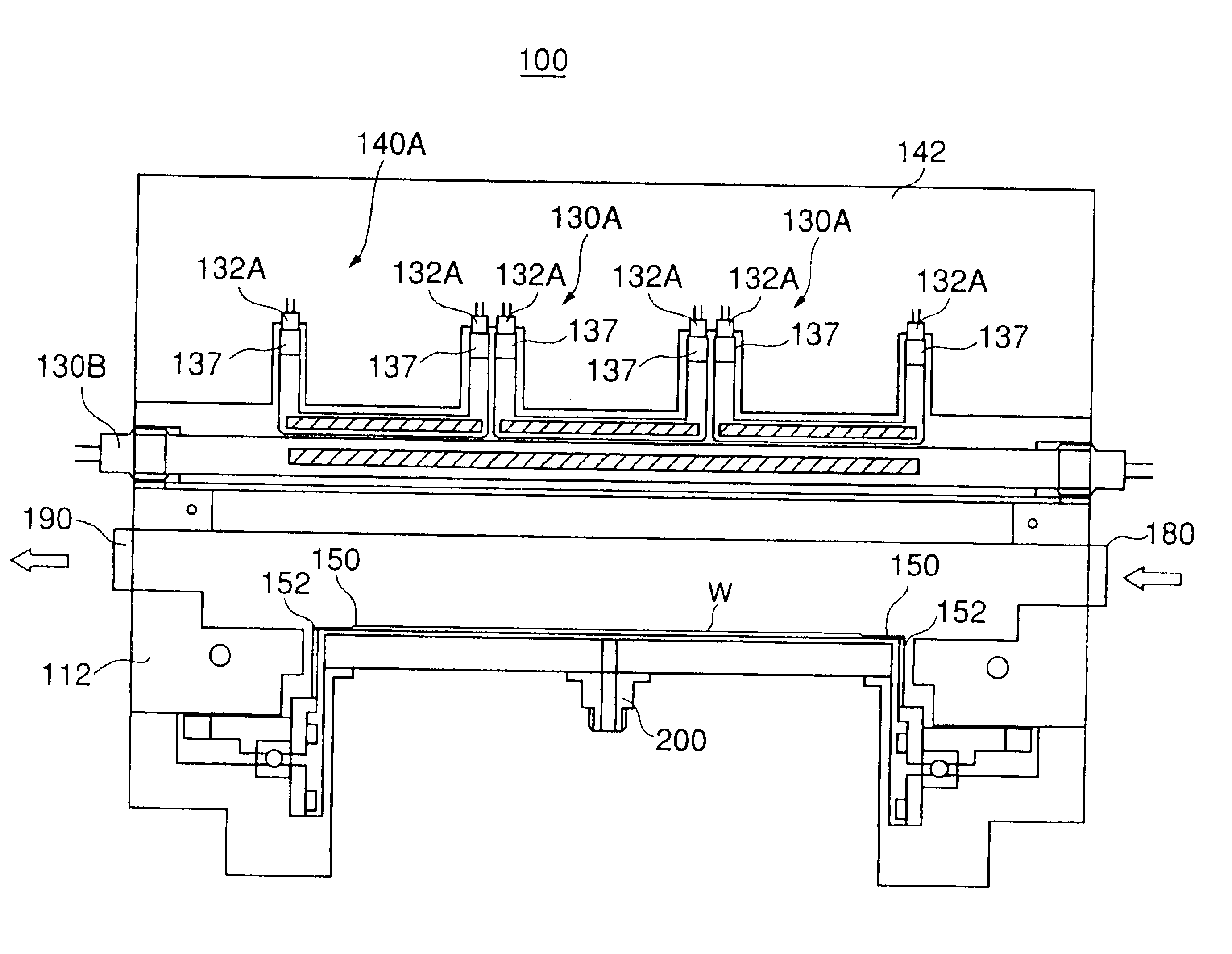 Heating device, heat treatment apparatus having the heating device and method for controlling heat treatment